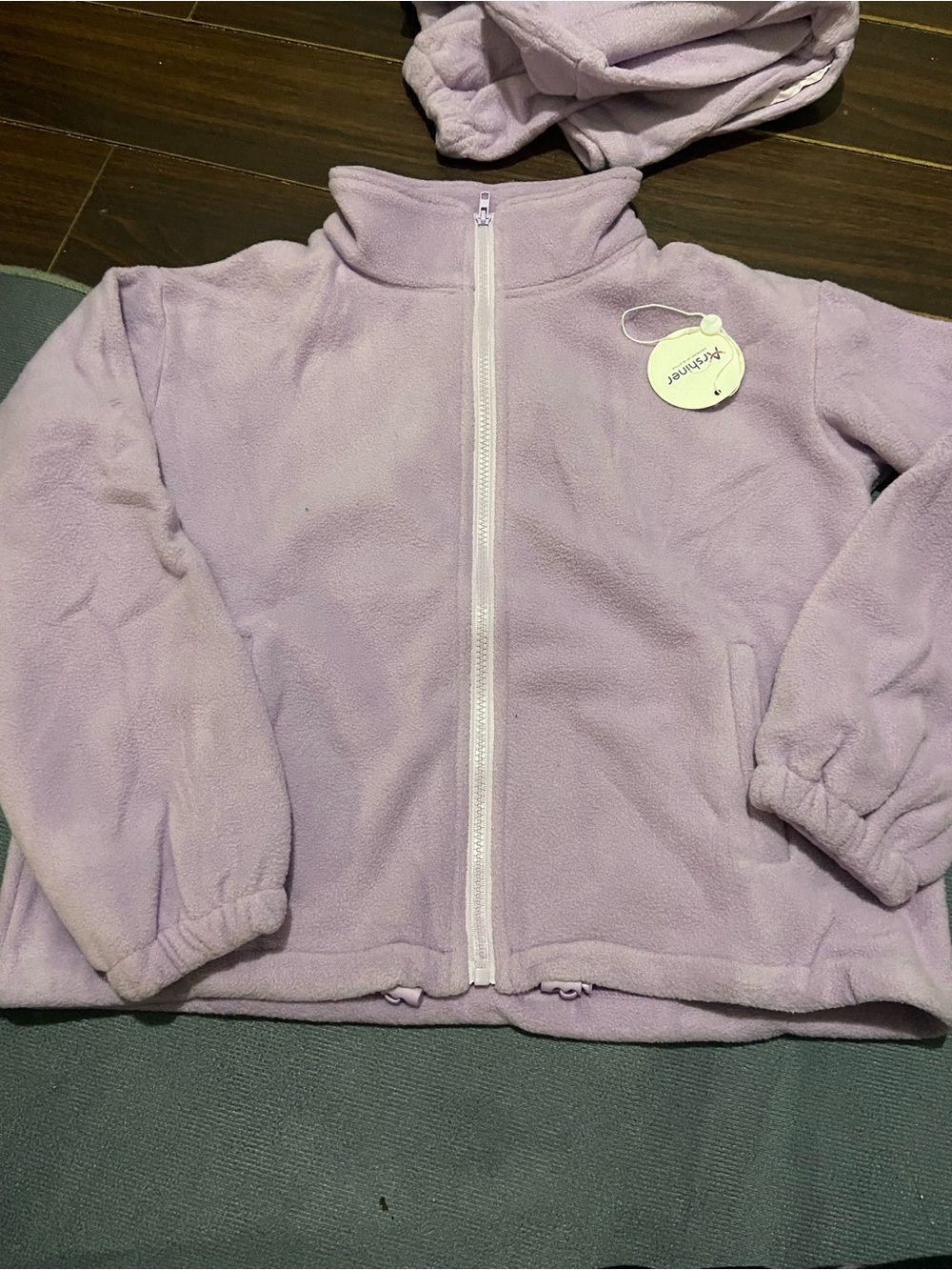 Arshiner Girls Lavender Fleece Jacket Sz: M -